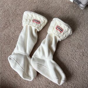 White Hunter Boot Socks